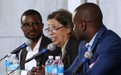 Professors Wilfred Codrington and Susan Herman at the Brooklyn Book Festival 2021