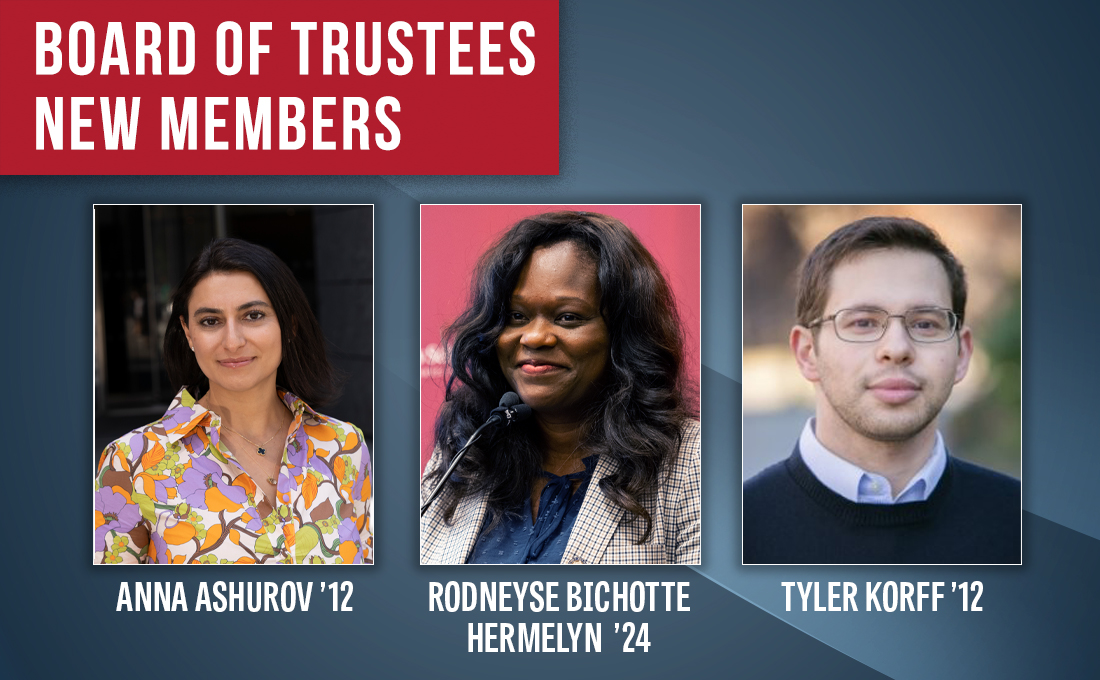 Board of Trustees three new members