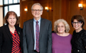 Photo of (Left to Right) Janet Sinder, Neil B. Cohen, Elizabeth Fajans, and Carrie Teitcher