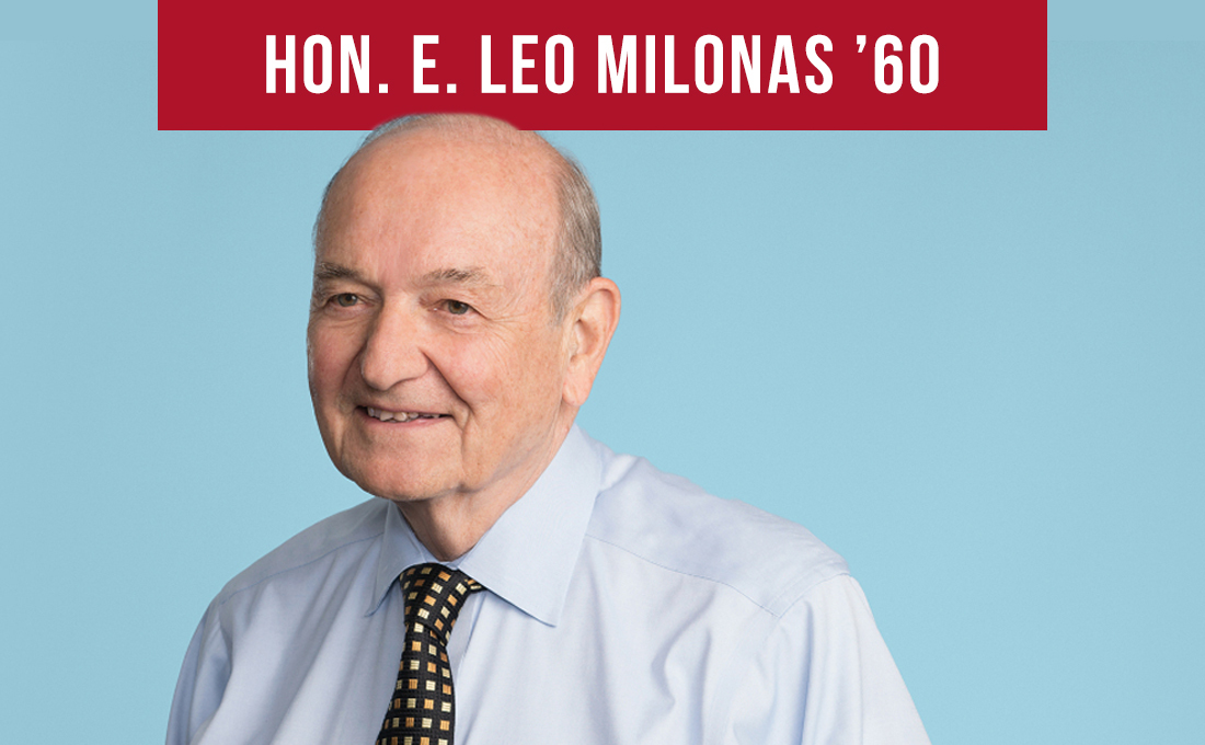 Hon. E Leo Milonas